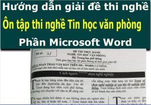 Read more about the article Ôn tập thực hành Word- Tin học văn phòng