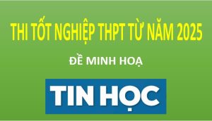 Read more about the article ĐỀ MINH HOẠ ĐỀ THI TỐT NGHIỆP THPT MÔN TIN HỌC
