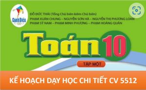 Read more about the article KẾ HOẠCH DẠY HỌC TOÁN 10 CÁNH DIỀU CHI TIẾT